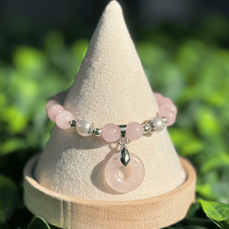Bracelet "Amour Doux" – Apaisement & Amour de soi - Quartz Rose