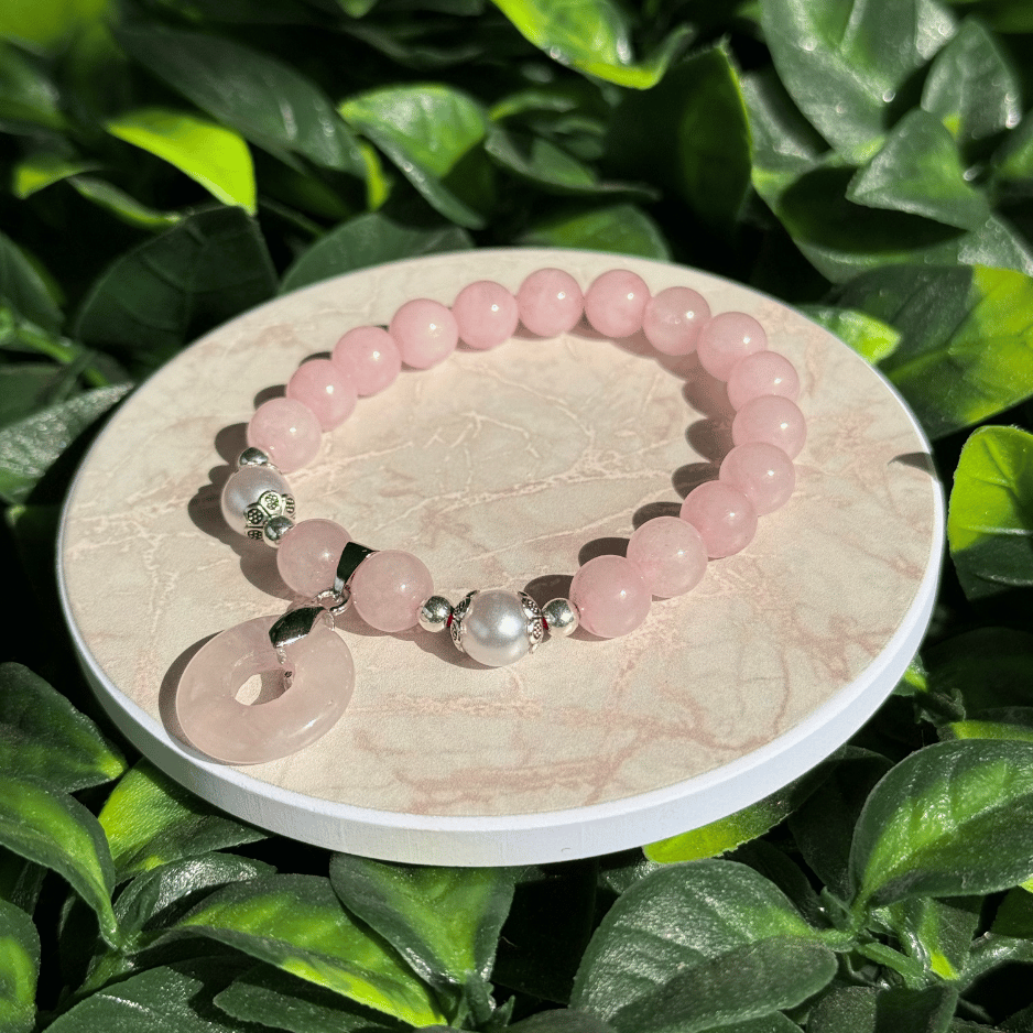 Bracelet "Amour Doux" – Apaisement & Amour de soi - Quartz Rose