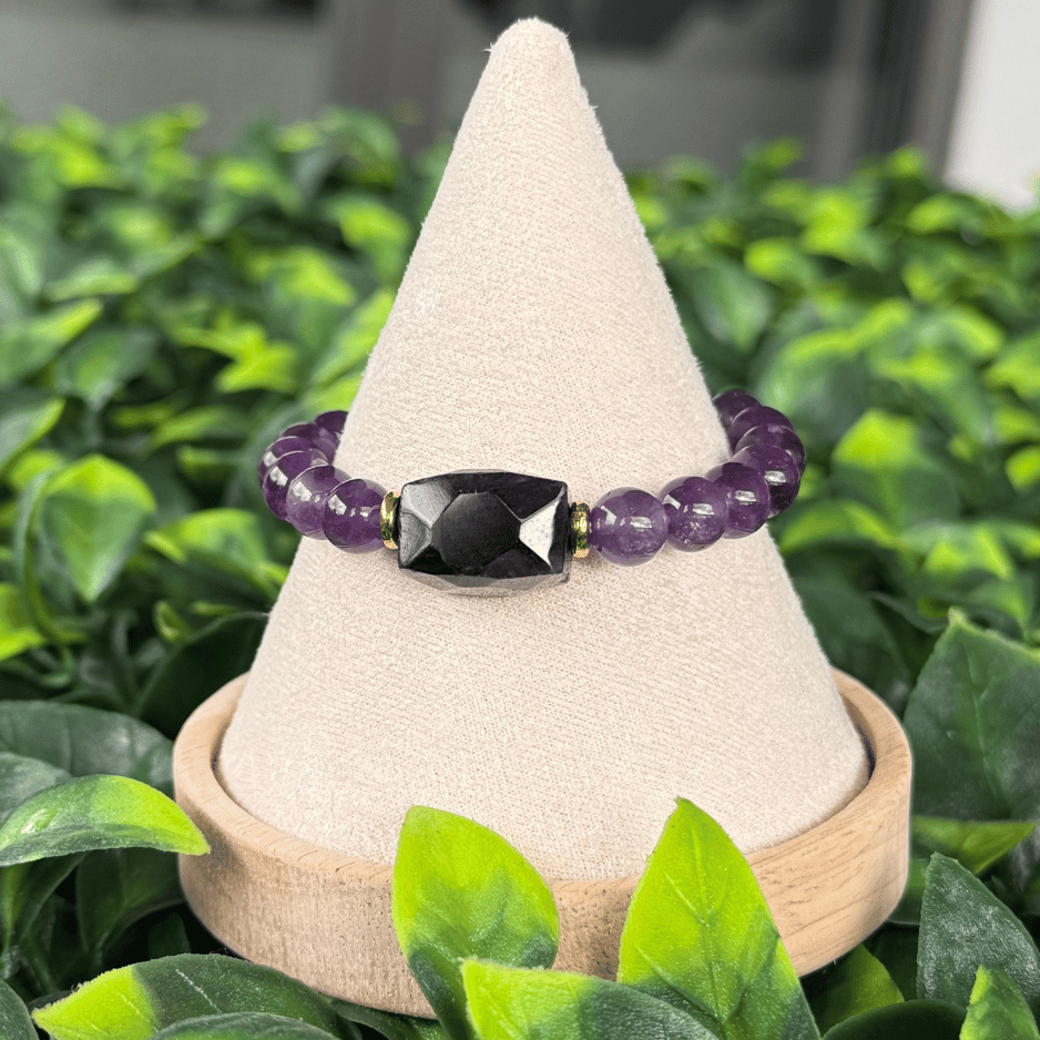Bracelet "Paix Profonde" – Sérénité & Clarté - Améthyste