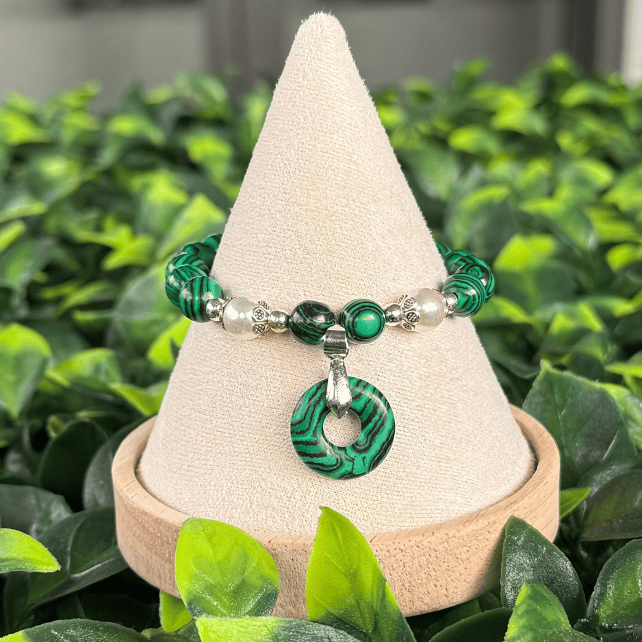 Bracelet "Pouvoir du Cœur" – Transformation & Affirmation de soi - Malachite