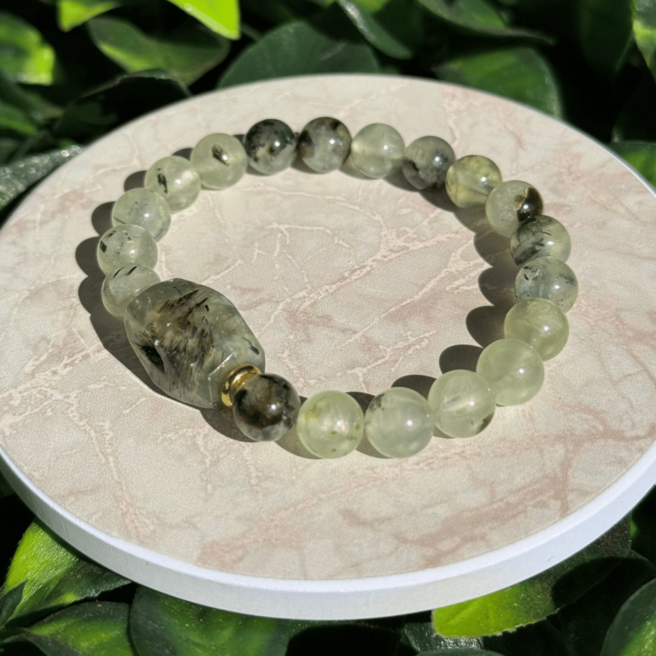 Bracelet "Confiance Tranquille" – Stabilité & Sérénité - Prehnite