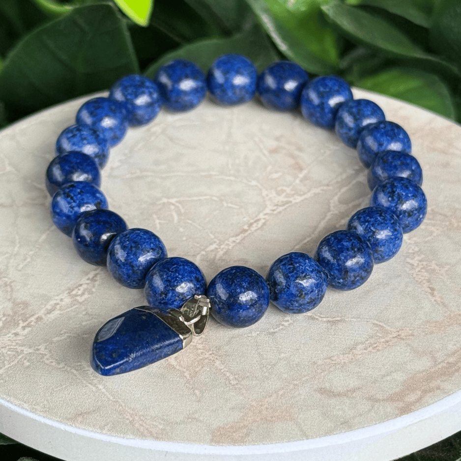Bracelet "Sagesse Étoilée" – Clarté & Intuition -  Lapis-Lazuli