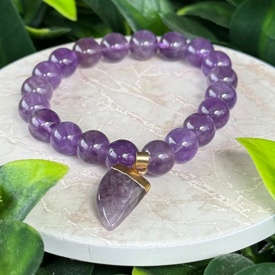 Bracelet "Vision Intérieure" – Lucidité & Paix Mentale  - Améthyste