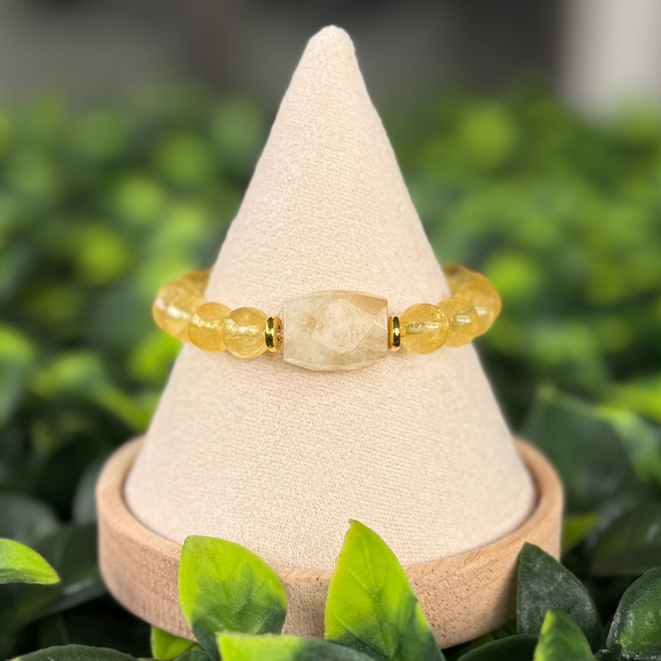 Bracelet "Rayon d’Or" – Joie & Abondance - Citrine