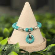 Bracelet "Élan du Voyageur" – Mouvement & Expression - Turquoise