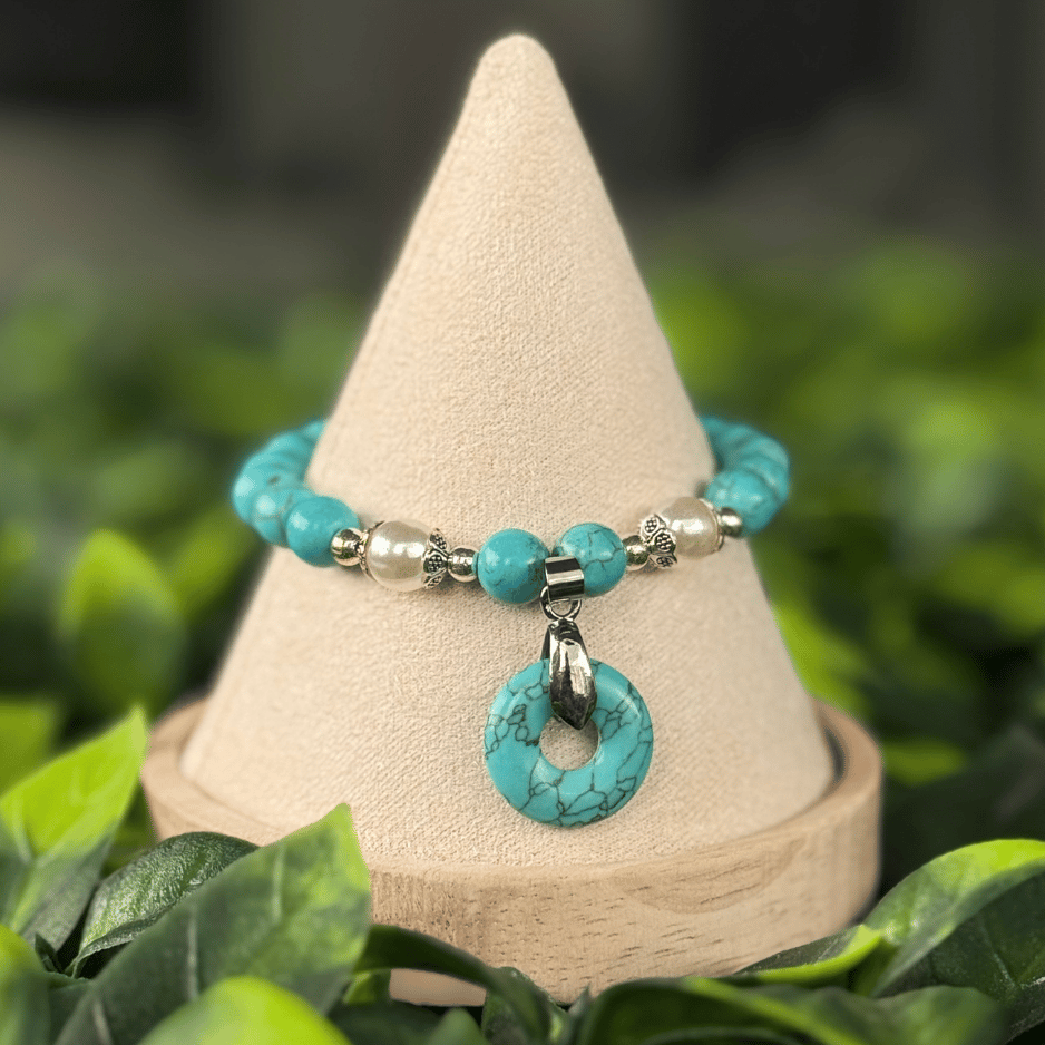 Bracelet "Élan du Voyageur" – Mouvement & Expression - Turquoise