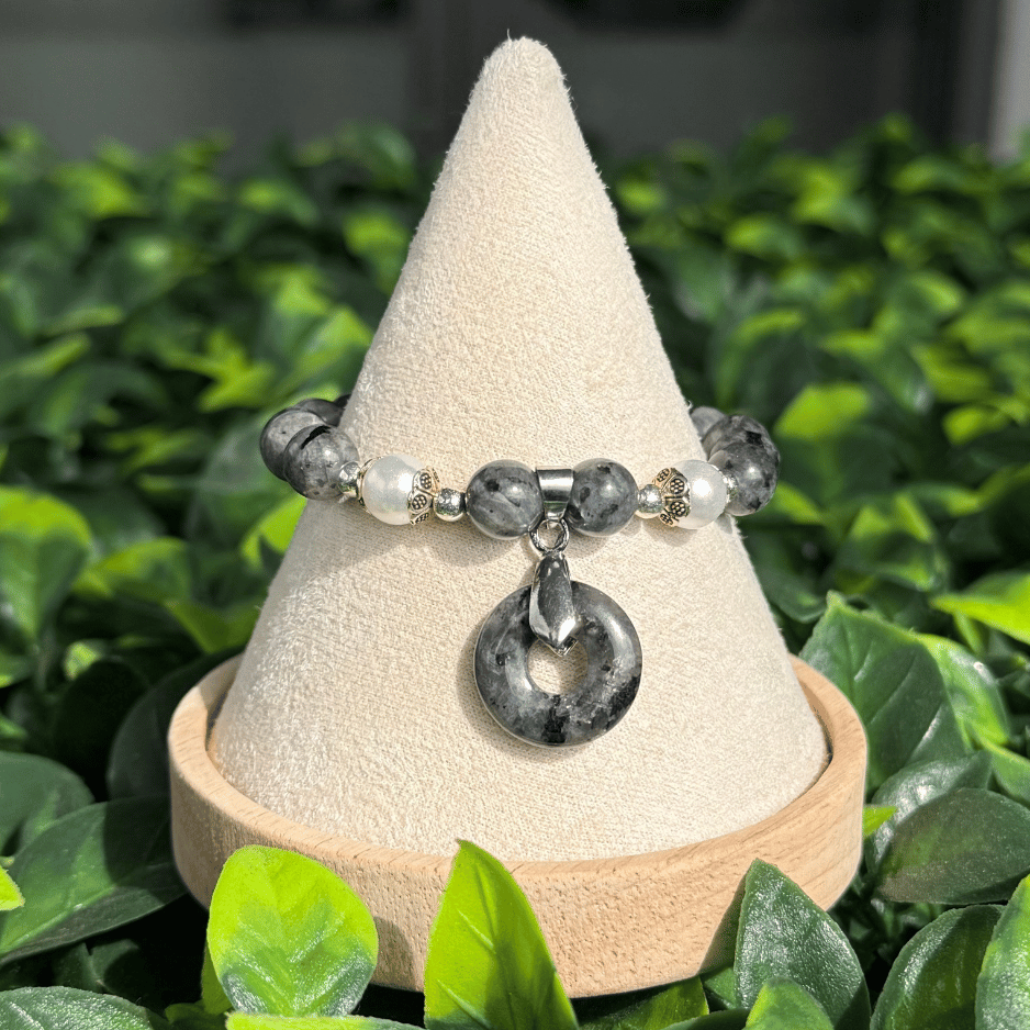 Bracelet "Aura de Nuit" – Protection & Connexion énergétique - Labradorite Noire