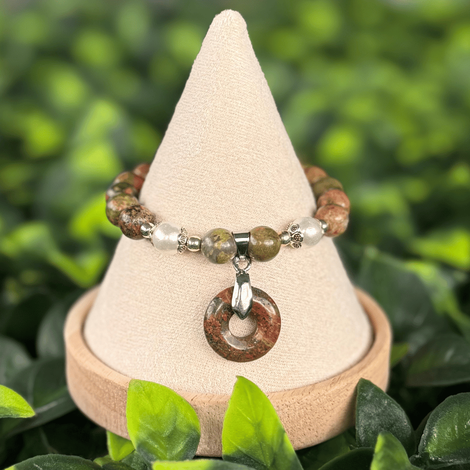 Bracelet "Renaissance Intérieure" – Guérison & Réalignement émotionnel - Unakite