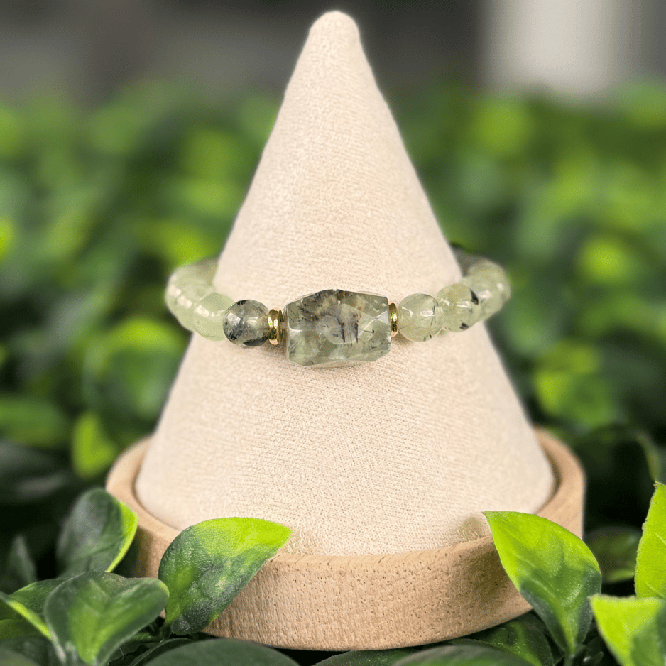 Bracelet "Confiance Tranquille" – Stabilité & Sérénité - Prehnite