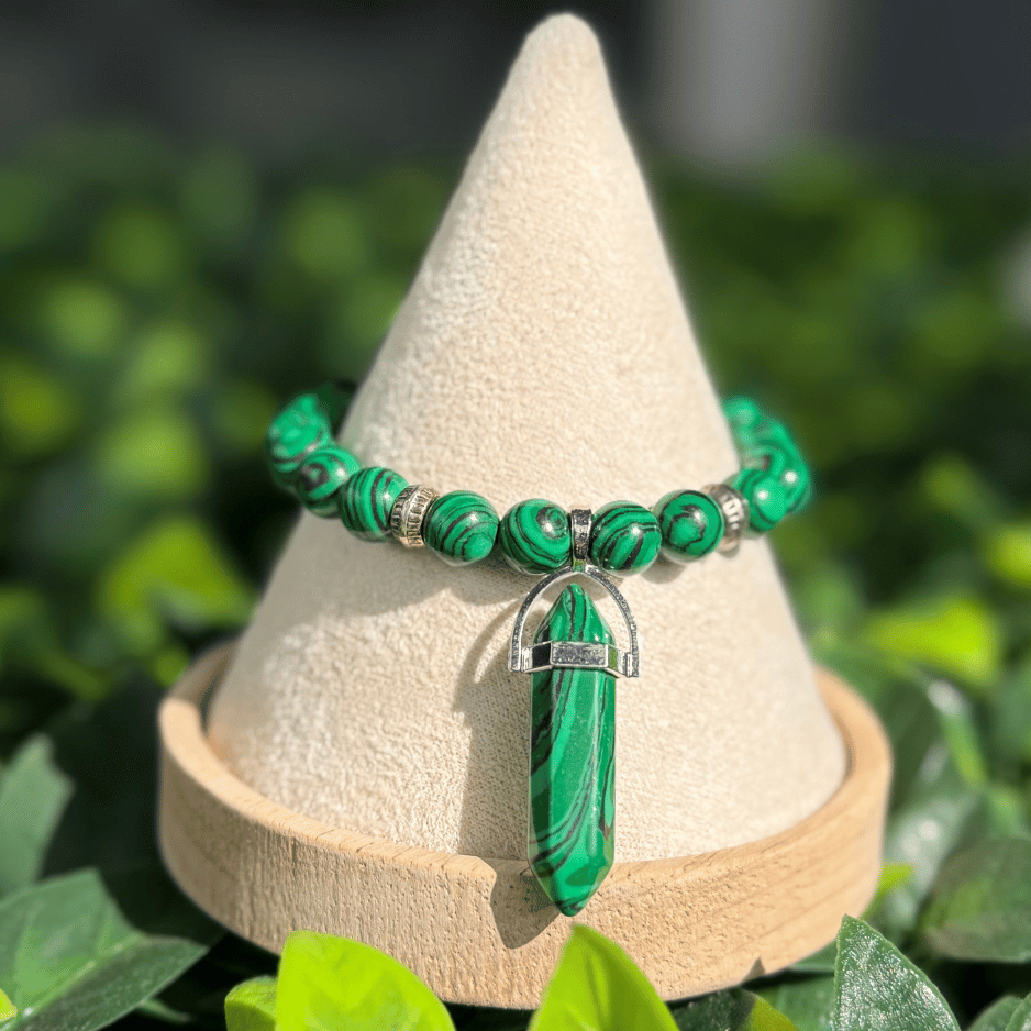 Bracelet "Guérison Profonde" – Libération & Transformation - Malachite