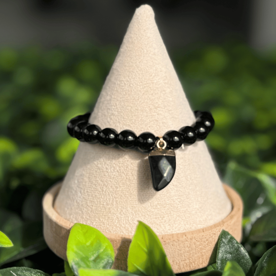 Bracelet "Ombre Protectrice" – Ancrage & Stabilité intérieure - Tourmaline Noire