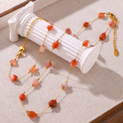 PARURE AGATE "ESTIME DE SOI"