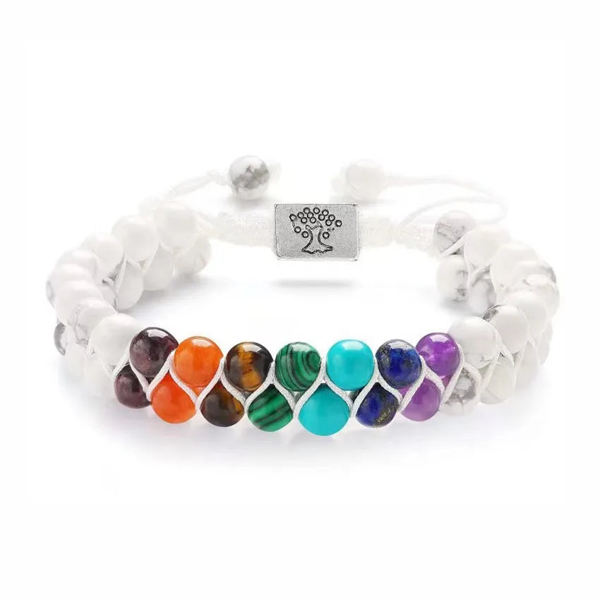 BRACELET 7 CHAKRAS DE PROTECTION